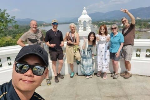 ChiangRai 7 Major Sites & River view Buffet +All ticket included