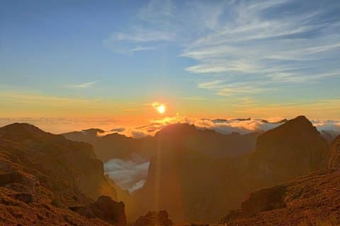Pico do Arieiro Sunset Transfer met optionele trapwandeling