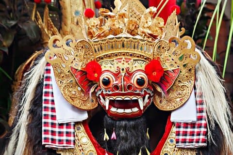 Denpasar Private Tour Barong Dans Bajra Sandhi og lokale marked
