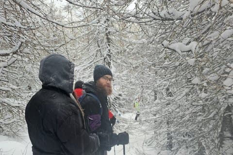 Schneeschuhwandern in Akureyri mit The Travelling Viking