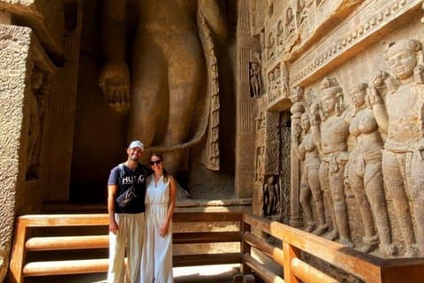 Privérondleiding Kanheri Caves Heritage Tour met pick-up & drop