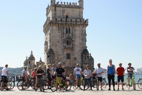 Lissabon: Elcykeltur längs floden till Belém