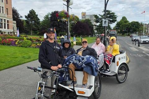 Ultimate Victoria Pedicab Tour - 3 timer 4 - 8 personer