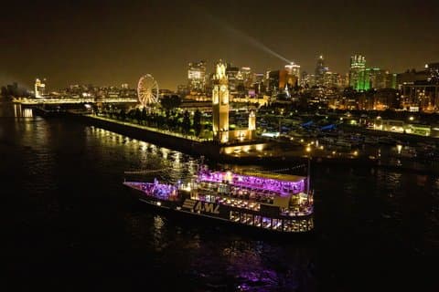 Dîner-croisière gastronomique à Montréal avec DJ & Dancing