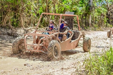 Punta Cana Buggy ATV Adventure Cave Beach and Culture