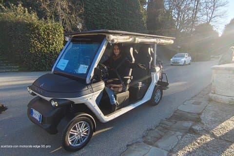 Rondrit met een golfkar door Florence Hills en wijnproeverij in Chianti