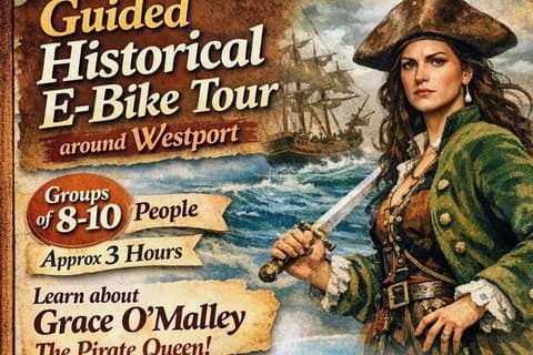 EBIKE TOUR Kulturerbe & Piratenkönigin Geschichte & LEDGEND