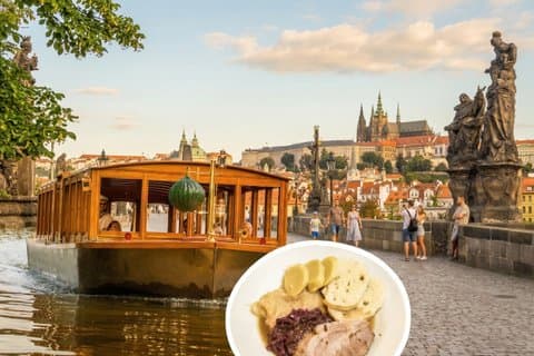 Pragvandringstur med flodbåtskryssning och lunch - 6 timmar