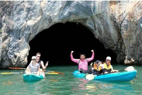 Ko lanta : Kayak alle mangrovie + Isola del Teschio + Kayak alle grotte marine