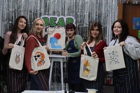 Alicante Ontwerp je eigen Tote Bag Art Workshop