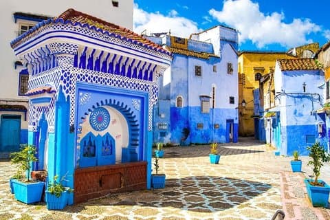 2 - Giorno privato Chefchaouen Blue City Escape & Casablanca Tour