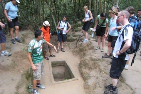 Visite privée d'une demi-journée des tunnels de Cu Chi au départ de Hô Chi Minh-Ville