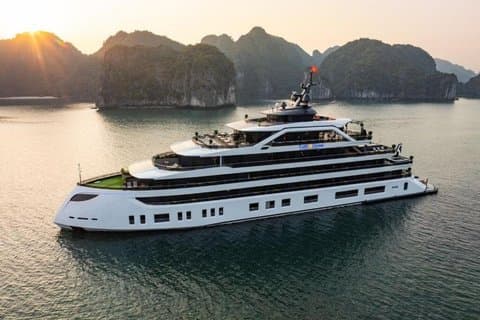 2 - Dag Tulpankryssning – Lyxflykt genom Ha Long och Lan Ha Bay