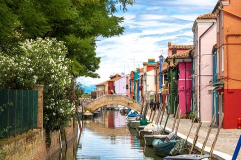 Ronde van de eilanden Burano en Murano vanuit Punta Sabbioni