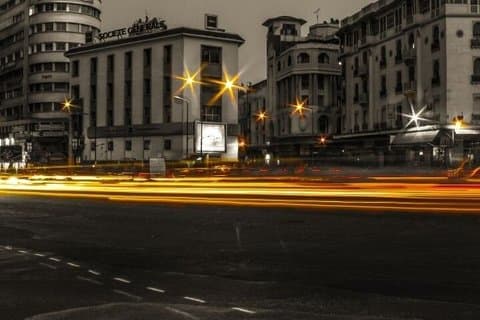 Tour por la ciudad de Casablanca por la noche, cena incluida