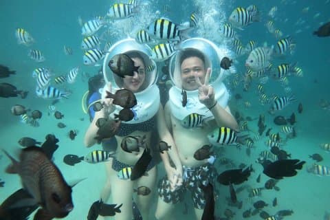 Nha Trang Bay Zeewandeling Avontuur met traditionele zeevruchten Lunch