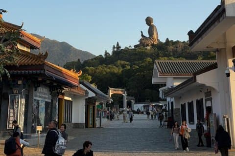 Hong Kong Lantau Island Tour: Kabelbil, stor Buddha og Tai O båt