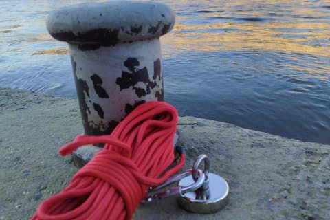 Magnetfischen in der Seine