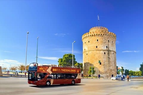 Big Bus Thessaloniki Hop on Hop off Bus Tour with Audio Guide