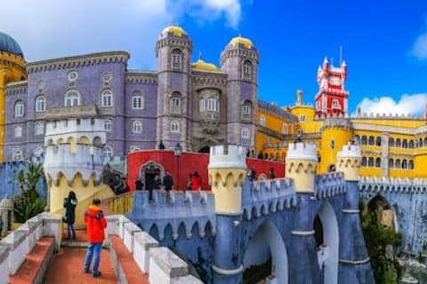 Sintra Pena Palace Cascais Scenic fuld dagstur fra Lissabon
