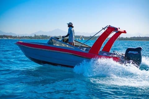 Hurghada : Hula Hula Island by Private Speedboat & Transfer