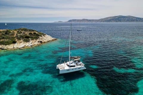 Athens Riviera Catamaran Cruise med lunsj og drikke