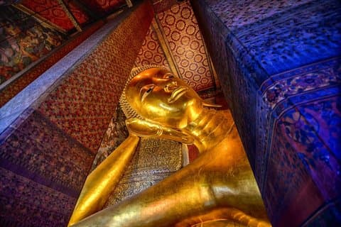 Bangkok : Grand Palace, Wat Pho og Golden Mount City tur
