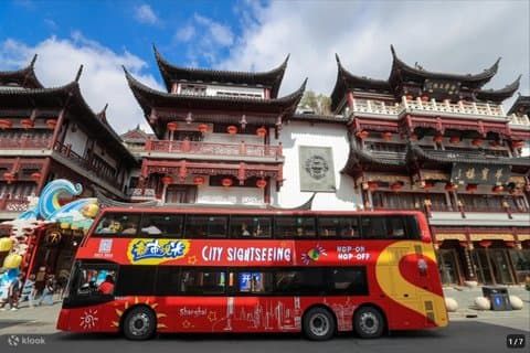 Shanghai Double Decker ônibus turístico