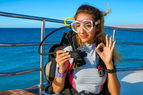 Sharm El Sheikh : Ras Mohammed, wit eiland, duikboottocht
