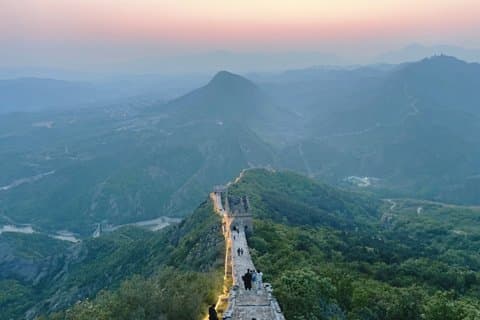 Beijing Gubei Water Town Simatai Wall begeleide dagtour