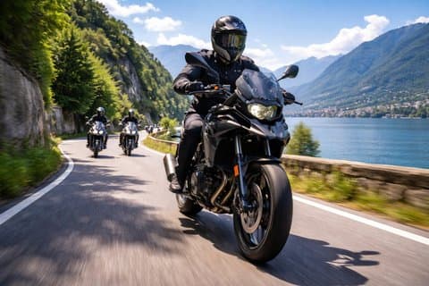 Comomeer Privétour per motorfiets