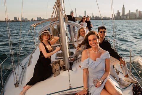 Navy Pier Chicago: Privat sejlbåd charter med kaptajn