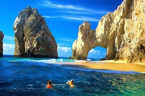 Donde dos mares se encuentran : Arch Discovery & Free Time en Playa del Amor