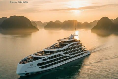 Diana Luxury Cruise: 2-Day Lan Ha Bay Getaway from Hanoi