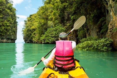 Krabi Hong Island Longtail båttur med snorkling och lunch