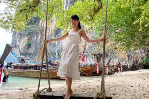 Krabi 4 Islands Långsvans båttur och snorkling