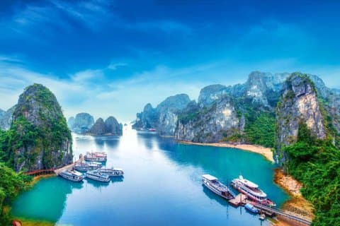 Ha Long Bay 4 - timekruise med kajak, grotte og frokost