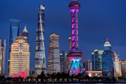 Shanghai Oriental Pearl Tower kaartje