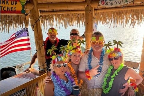 Bonita Springs Tiki båten Cruise River, Bay og Wildlife Tour 2HR