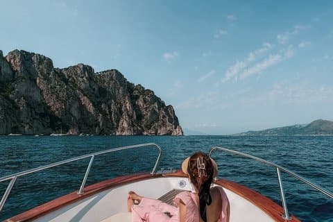Capri Dolce Vita Wooden Gozzo Tour and Aperitivo - max 12 guests