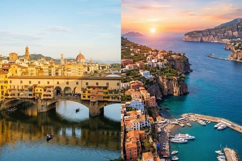 Privat transfer från Florens till Sorrento
