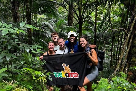 St Kitts jungle feber regnskov tur med natur og historie