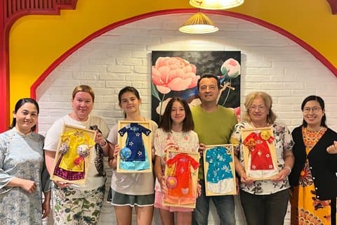 Ciudad de HCM: Taller vietnamita tradicional de trajes Áo dài