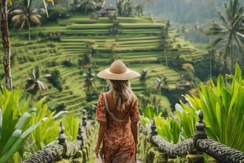 Ubud Tour Affenwald, Wassertempel, Wasserfall, Reisterrasse