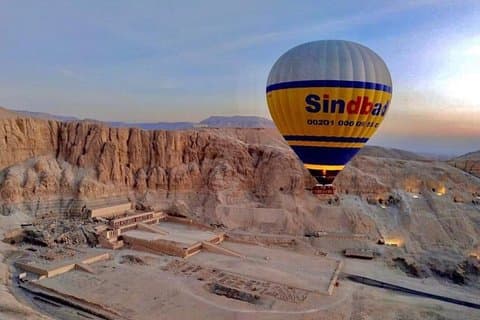 Övernattning Luxor - Konungarnas dal,Varmluftsballong – Hurghada