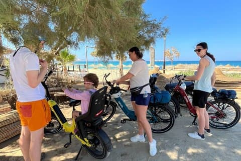 Naxos Ebike Tour Privado ou Semi Privado com Guia e Natação