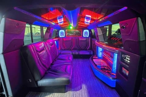 Transporte privado de luxo do Aeroporto de Las Vegas 10 Passenger Limousine
