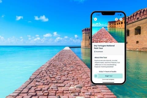 Visite audio libre du parc national des Tortugas sèches