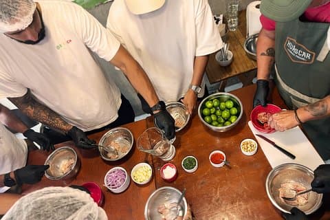 Lima Electric Bike Food Tour: Market, Ceviche & Pisco Class