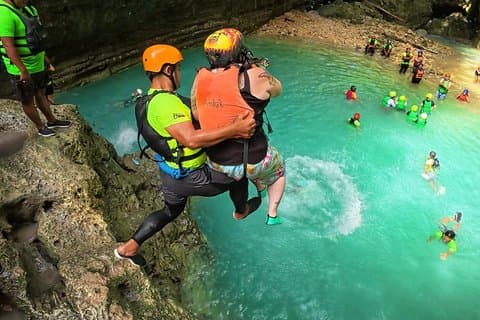 Cebu Kawasan Falls Canyoneering with Zipline and Lunch
